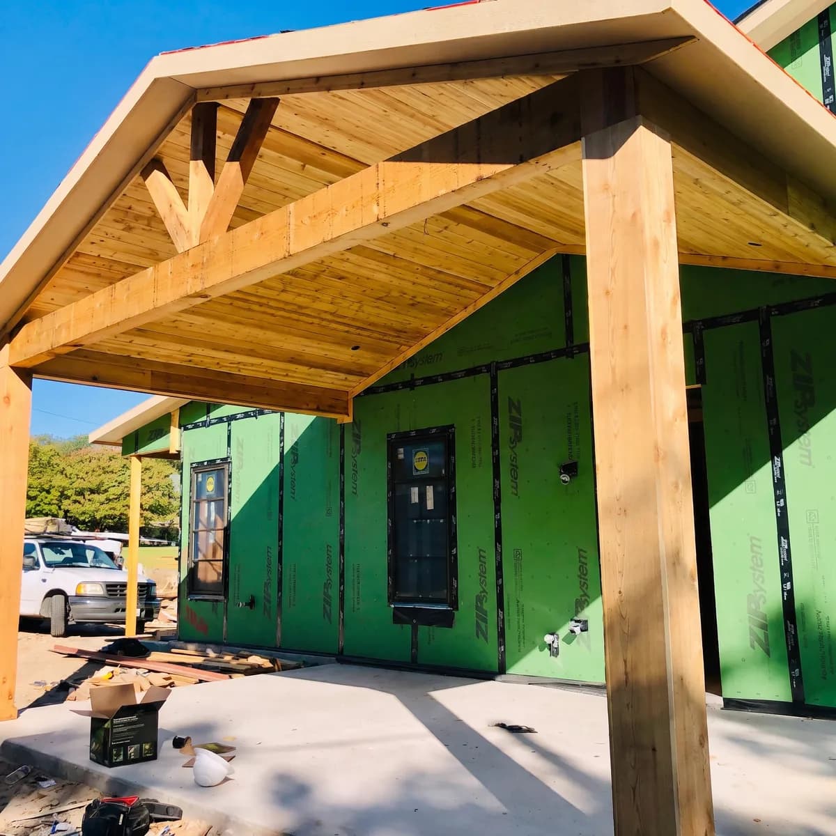 Gable Patio Cover with Tongue & Groove Ceiling — patio covers in Benbrook, Texas